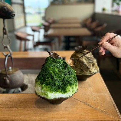 茶寮かき氷 抹茶・ほうじ茶