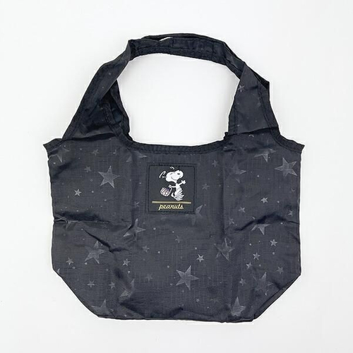 スヌーピーのシンプルな折りたたみエコバッグ