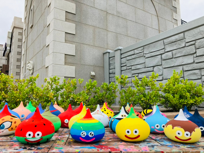 ▲素敵な&ldquo;MYスライム&rdquo;を描きだそう！