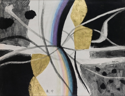 堂本印象《感喜》昭和41年(1966)京都府立堂本印象美術館蔵