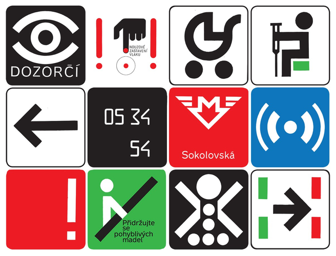 Jiř&iacute; Rathousk&yacute;, Prague metro orientation system