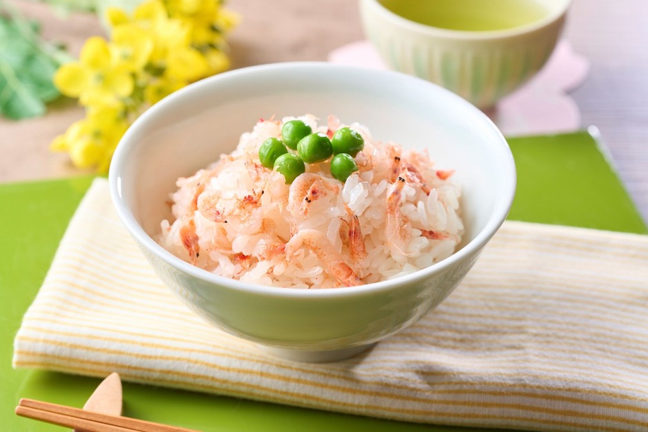 桜えびの炊きたてご飯