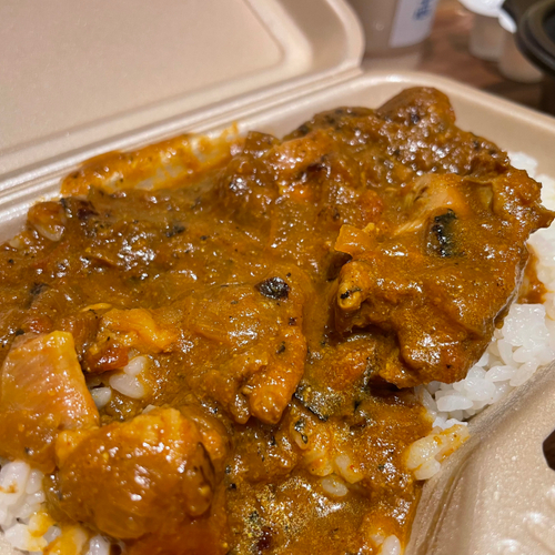 アフガンドライフルーツチキンカレー　