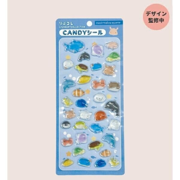 りぶはあとのポップなぷっくりシール