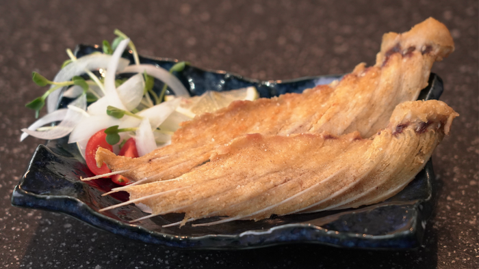 スペアリブのブリスペアリブの素揚げ