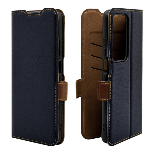 ネイビー&times;ブラウン