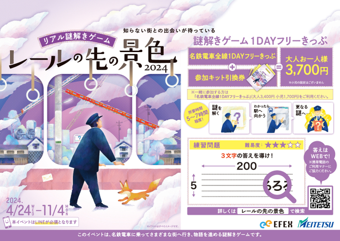 リアル謎解きゲーム～レールの先の景色2024～