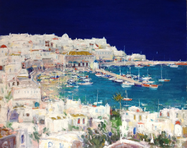 ミコノス島　F30号