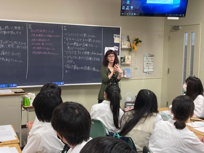 前回訪問時の授業の様子