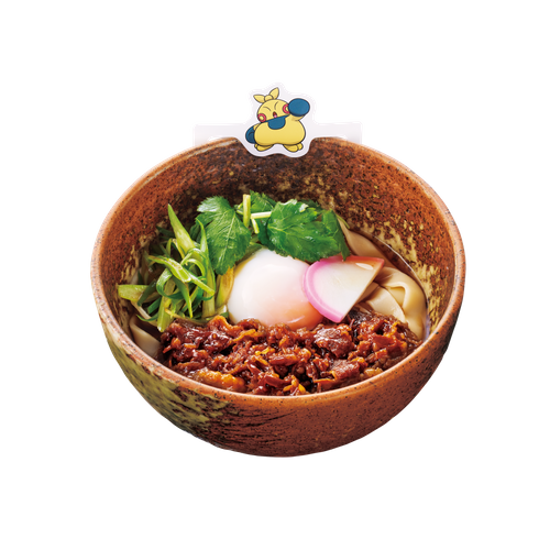 【おかげ庵】マクノシタのすき焼き風きしめん