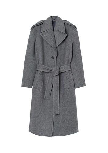 ウールブレンドコート￥24,999