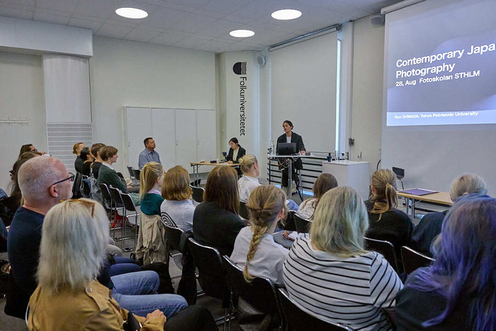 東京工芸大学芸術学部写真学科の大和田良准教授による特別講演の様子