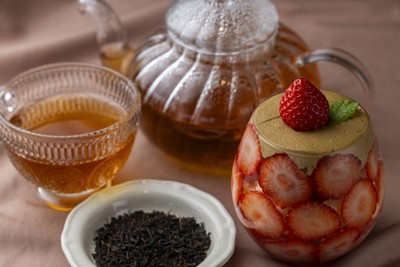 いちごと紅茶のグラスパフェ ※BonBon cafe限定