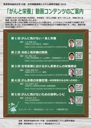 「がんと栄養」Web 座談会 ≪３月１２日（土）≫