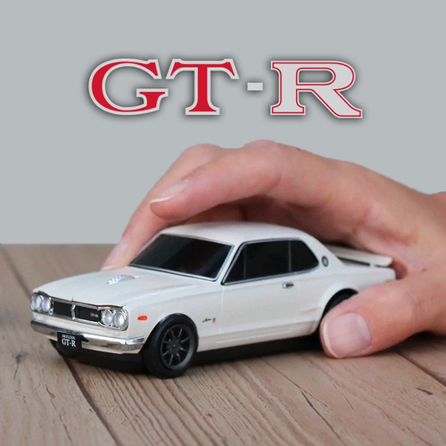 日産スカイライン2000GT-R Bluetooth無線マウス ホワイト