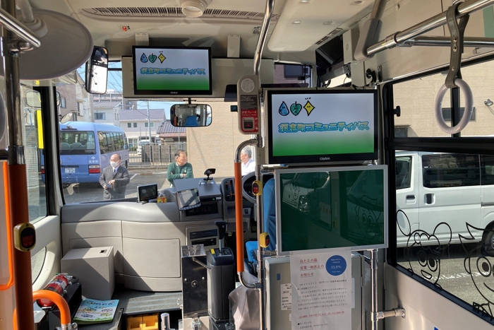 コミュニティバス車内の様子