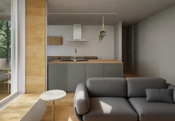 窓ベンチ&times;カーテンレスで自然とつながる暮らし