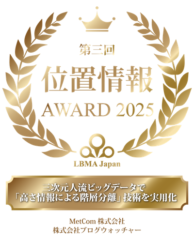 第3回 位置情報アワード2025 最優秀賞を受賞