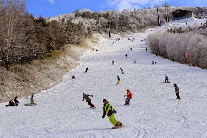 首都圏最大のスキー場「ハンターマウンテン」