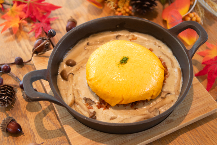 ポルチーニ茸のオムライス