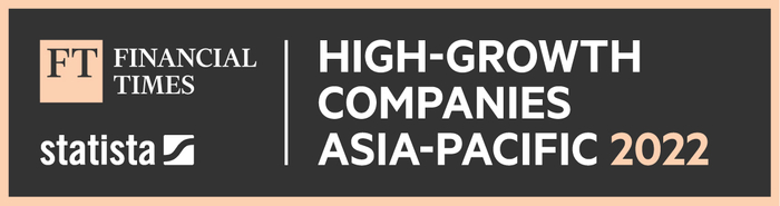 アジア太平洋地域における急成長企業ランキング2022ロゴ
