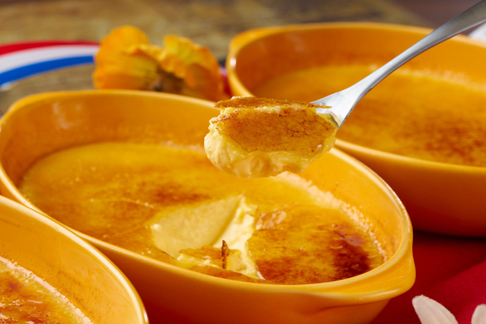 蔵王三十六景牛乳のクレームブリュレ（Premium ホテル壮観）