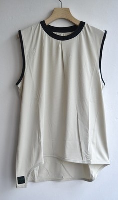 <Mountain Pass top Sleeve_Less> :off white