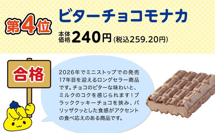 ビターチョコモナカ商品紹介（画像はイメージです。）