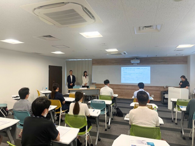 沼津信用金庫主催セミナー中の様子