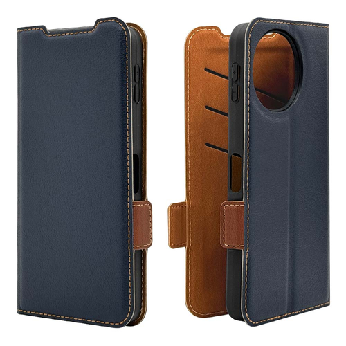 ネイビー&times;ブラウン