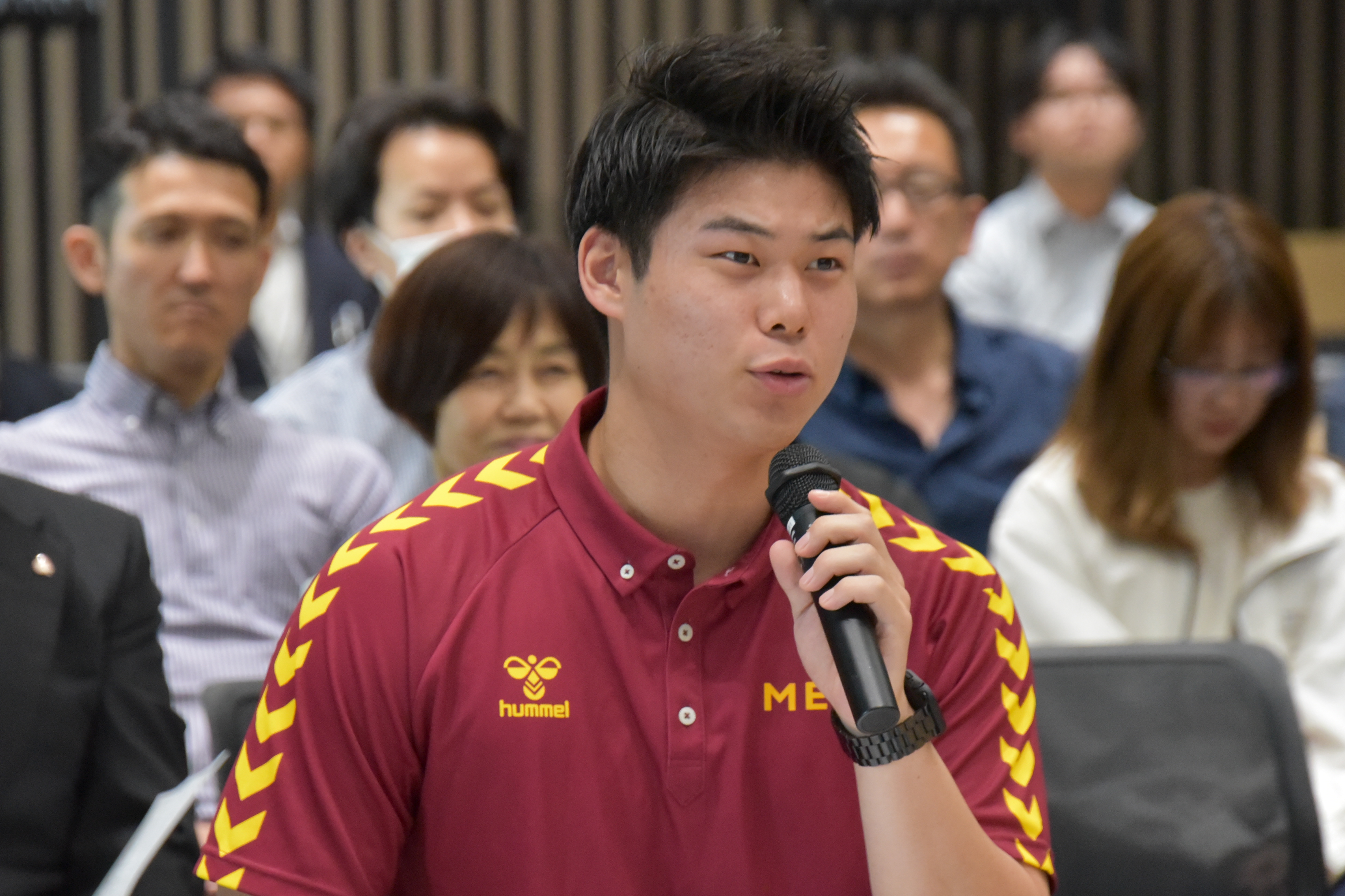 ハンドボール部の佐藤選手