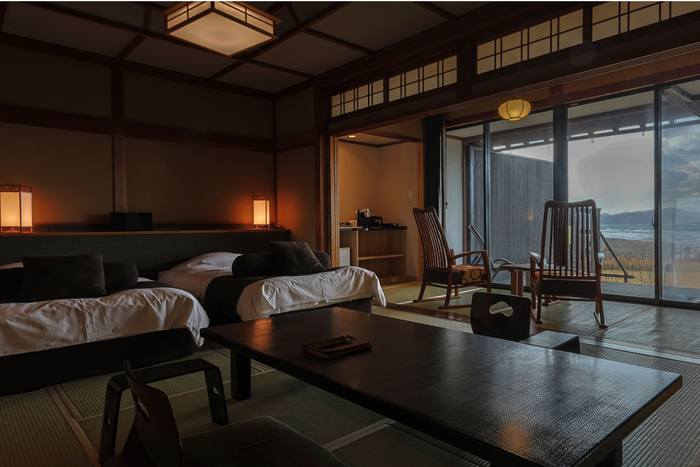 【客室】温泉露天風呂付和室