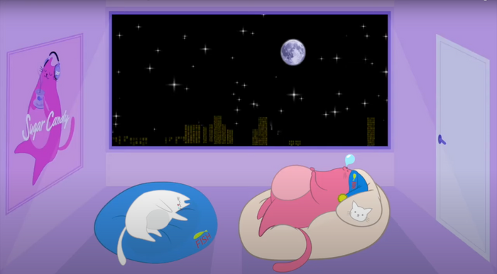 疲れたらぐっすりと睡眠（健康的だしね）🐟