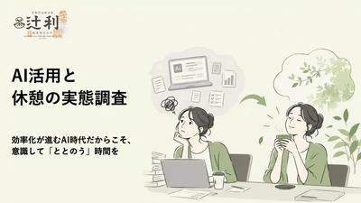 生成AI利用者の56.0％が「AI疲れ」を実感
AI疲れを感じる人は、職場・学校での抹茶※飲用率が3.3倍
辻利「AI活用と休憩の実態調査」を発表