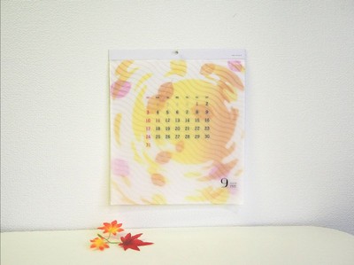 【リプラグ】『glassine paper Calendar "sunsun" (グラシンペーパーカレンダー "さんさん")』