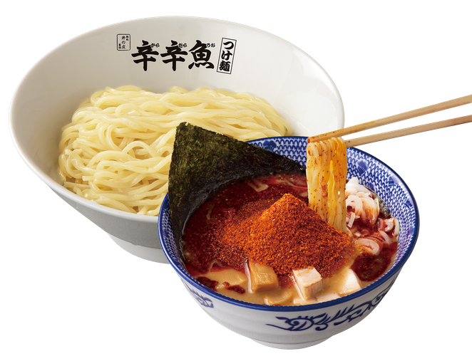 辛辛魚つけ麺200g950円(税込)