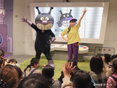 ばいきんまんが登場するイベント「ばいきんまんとみんないっしょに『ハヒフヘホ～』」※7/17まで　※平日限定