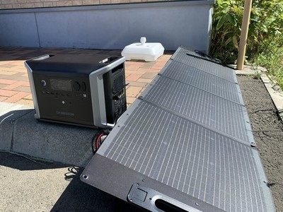 太陽光発電システムを搭載