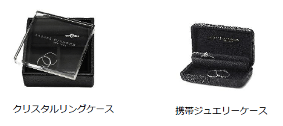 クリスタルリングケース、携帯ジュエリーケース