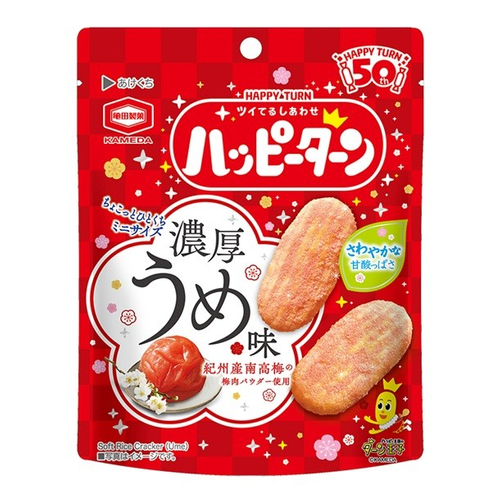 『30g ハッピーターンミニ 濃厚うめ味（春夏デザイン）』