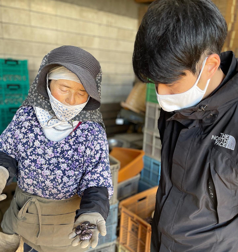 花豆生産者とシェフ
