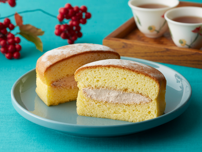 台湾カステラ　チョコクリーム　イメージ画像