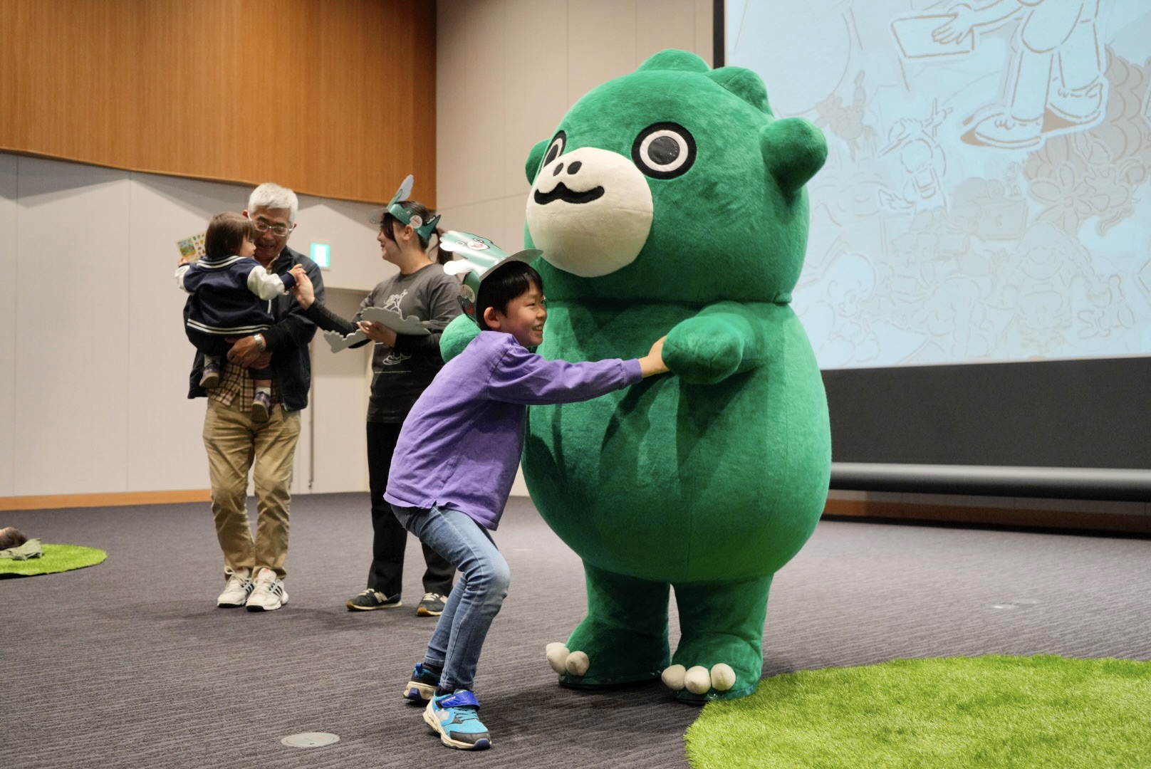 ちびゴジラグリーティング会の様子