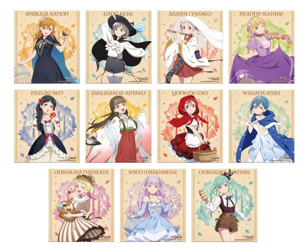 ▲アートパネル(童話モチーフ衣装)  【サイズ】H約140mm&times;W約125mm ※絵柄はお選びいただけません。