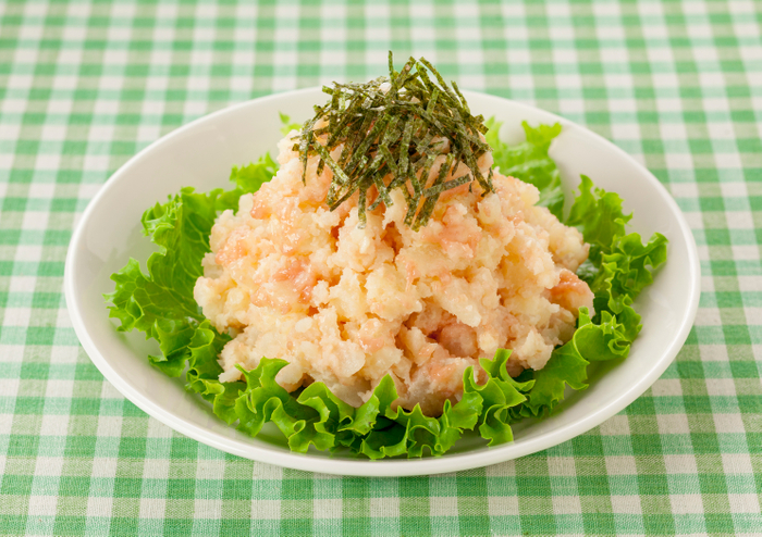 たらこソースで！タラモサラダ