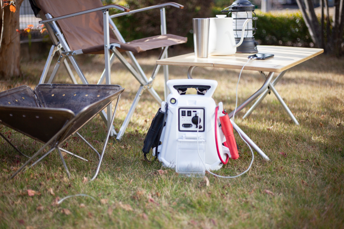 持ち運べる電源として