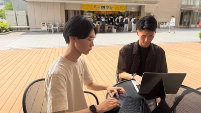 モバイルオーダーシステムを開発した情報学部生