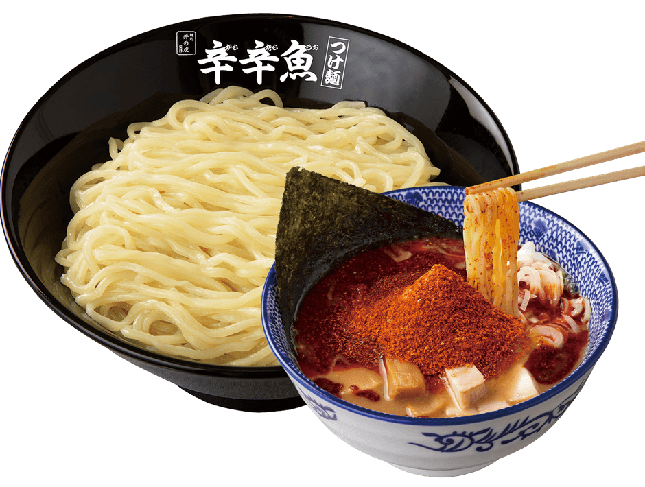 辛辛魚つけ麺300g1,050円(税込)