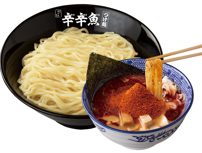 辛辛魚つけ麺300g1,050円(税込)