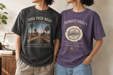 古着風ファッション人気に応える、オリジナルデザイン対応のフェードウォッシュTシャツを発売